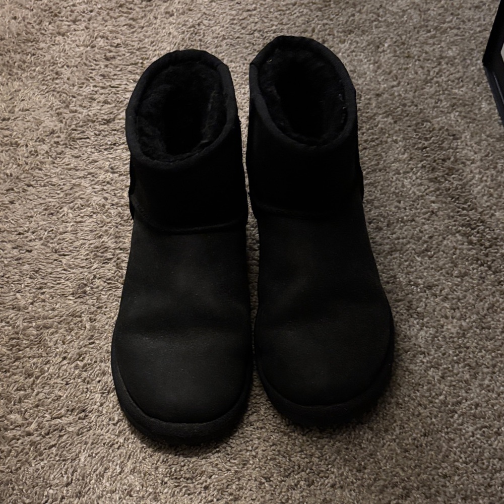 Black UGG Mini Winter Boot